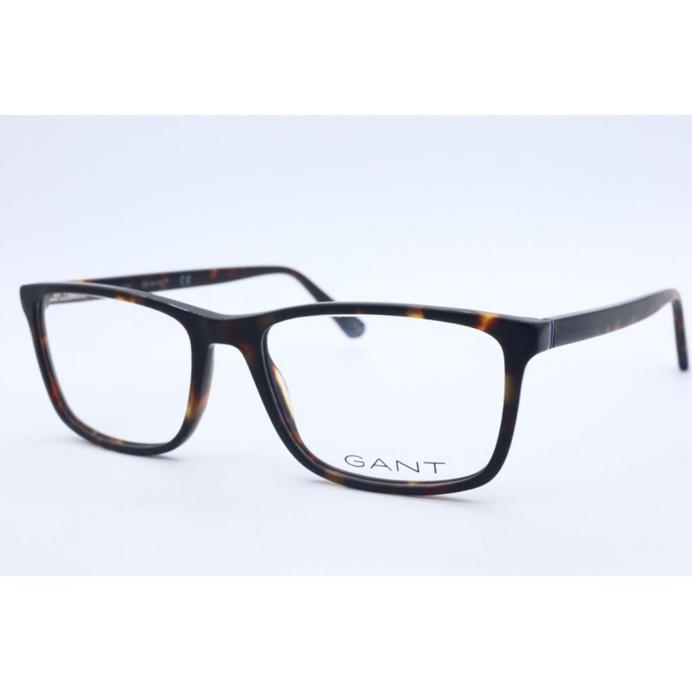 GANT GA 3139 052 Rectangular Matte Tortoise Eyeglasses Clear Lenses 57mm